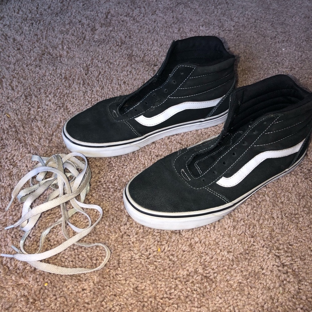 Black high top vans